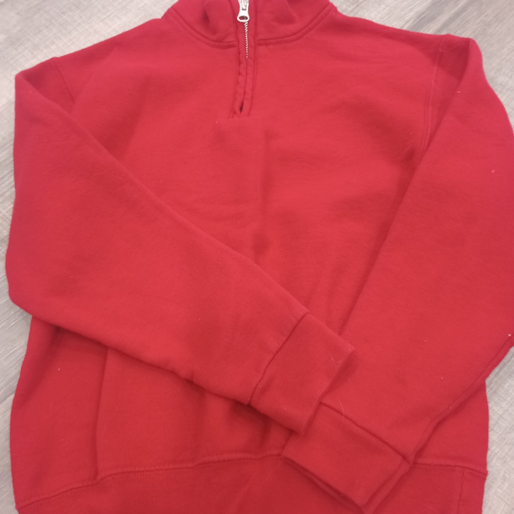 Jerzees Kids Red Half-Zip Sweatshirt